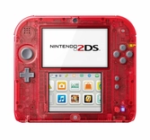 Console 2DS Transparente rouge + Pokémon Rubis Oméga - 2DS