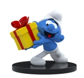 Schtroumpf - schtroumpf farceur avec cadeau - figurine 11cm