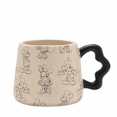 Mickey & minnie - shapes - black&white - mug 3d