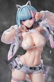 Original character statuette pvc 1/6 kin mirai nekomata miu dx ver. 26 cm