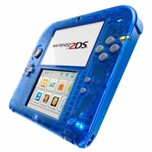 Console 2DS Transparente bleu