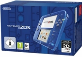 Console 2DS Transparente bleu