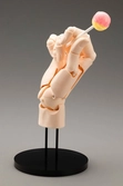 Takahiro kagami artist support item hand pvc 1/1 model/l pale orange 21 cm