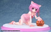 Ro-kyu-bu: fast break! statuette pvc 1/7 tomoka minato kemomimi lingerie ver. 18 cm