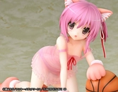 Ro-kyu-bu: fast break! statuette pvc 1/7 tomoka minato kemomimi lingerie ver. 18 cm