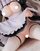 Original character statuette pvc 1/6 clumsy maid "lily" illustration by yuge 16 cm