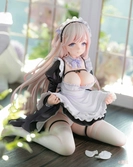 Original character statuette pvc 1/6 clumsy maid "lily" illustration by yuge 16 cm