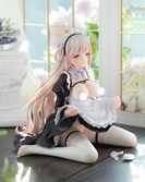 Original character statuette pvc 1/6 clumsy maid "lily" illustration by yuge 16 cm