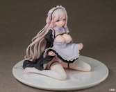 Original character statuette pvc 1/6 clumsy maid "lily" illustration by yuge 16 cm