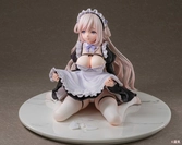Original character statuette pvc 1/6 clumsy maid "lily" illustration by yuge 16 cm