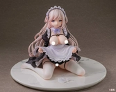 Original character statuette pvc 1/6 clumsy maid "lily" illustration by yuge 16 cm