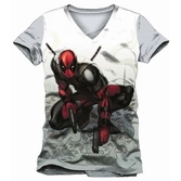T-shirt DEADPOOL : Sol de balles - S