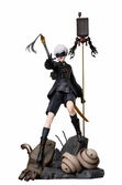Nier:automata 1/7 statue pvc 9s deluxe version 23 cm