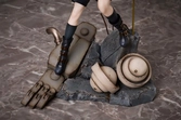 Nier:automata 1/7 statue pvc 9s deluxe version 23 cm