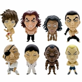 Baki hanma pack 8 figurines 16d collectible figure collection baki hanma 6 cm