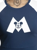 Disney - mickey mouse m college dress navy/white (m)