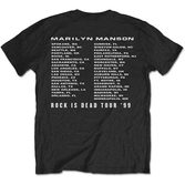 Marilyn manson - t-shirt rwc - rock is dead 1999 (xxl)