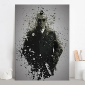 Pc splatter - magnetic metal poster 45x32 - travis