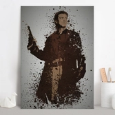 Pc splatter - magnetic metal poster 45x32 - space cowboy