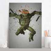 PC SPLATTER - Magnetic Metal Poster 45X32 - Michelangelo