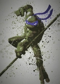 PC SPLATTER - Magnetic Metal Poster 45X32 - Donatello