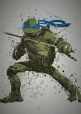 PC SPLATTER - Magnetic Metal Poster 45X32 - Leonardo
