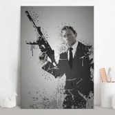 PC SPLATTER - Magnetic Metal Poster 45X32 - Quantum
