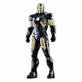 Les avengers figurine diecast movie masterpiece 1/6 iron man mark vii (black & gold version) 32 cm