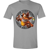 Crash bandicoot - t-shirt jump wump crash logo (m)
