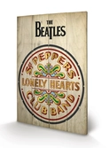 THE BEATLES - Impression sur Bois 40X59 - Sgt Peppers