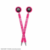 Squid game stylo à bille avec embouts guards