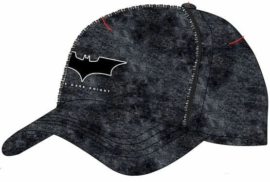 Dc comics casquette hip hop cap batman the dark knight logo denim