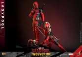 Deadpool & wolverine movie masterpiece figurine 1/6 ladypool 30 cm