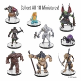 Pathfinder battles assortiment miniatures pré-peintes wrath of the wild battle brick (24)