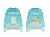 Pokemon - pikachu & snow - pull de noël (xs)