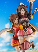Megumin & yunyun they are friends ver. statue 27 cm konosuba: an explosion on this wonderful world shibuya scramble 1/7 scale