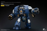 Warhammer the horus heresy figurine 1/18 ultramarines leviathan dreadnought with cyclonic melta lance and siege claws 29 cm