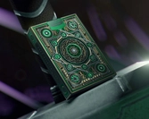 Avengers - the infinity saga jeu de cartes à jouer green version