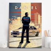 CAR LEGEND - Magnetic Metal Poster 45X32 - Daniel