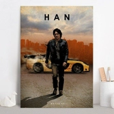 CAR LEGEND - Magnetic Metal Poster 45X32 - Han