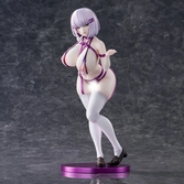 Original character statuette pvc silver-haired girl illustration by mitsudoue 25 cm