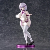 Original character statuette pvc silver-haired girl illustration by mitsudoue 25 cm