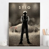 CAR LEGEND - Magnetic Metal Poster 45X32 - Stig