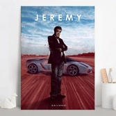 CAR LEGEND - Magnetic Metal Poster 45X32 - Jeremy
