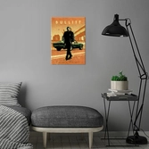 CAR LEGEND - Magnetic Metal Poster 45X32 - Bullit