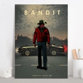 CAR LEGEND - Magnetic Metal Poster 45X32 - Bandit