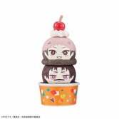 Jujutsu kaisen pack 6 trading figures tsumichen stack up & change 8 cm (with gift)