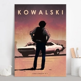 CAR LEGEND - Magnetic Metal Poster 45X32 - Kowalski