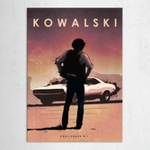 CAR LEGEND - Magnetic Metal Poster 45X32 - Kowalski