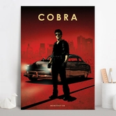 CAR LEGEND - Magnetic Metal Poster 45X32 - Cobra